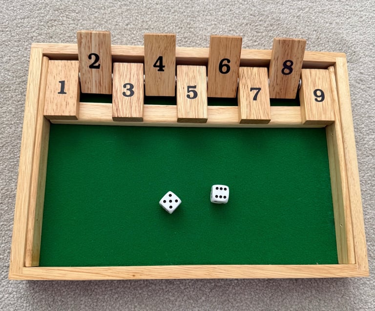 Shut the box game