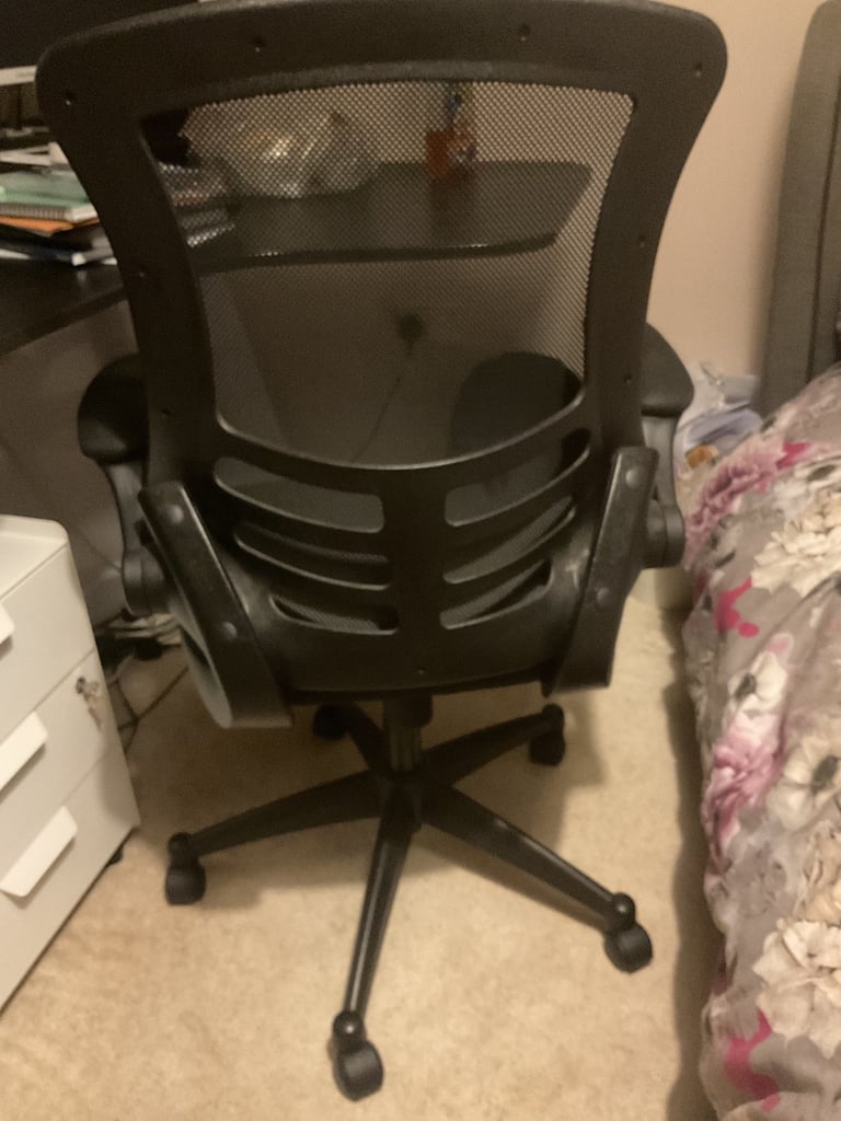 Black Corner Standing Desk & Office Chair - £120 (Collection Only)