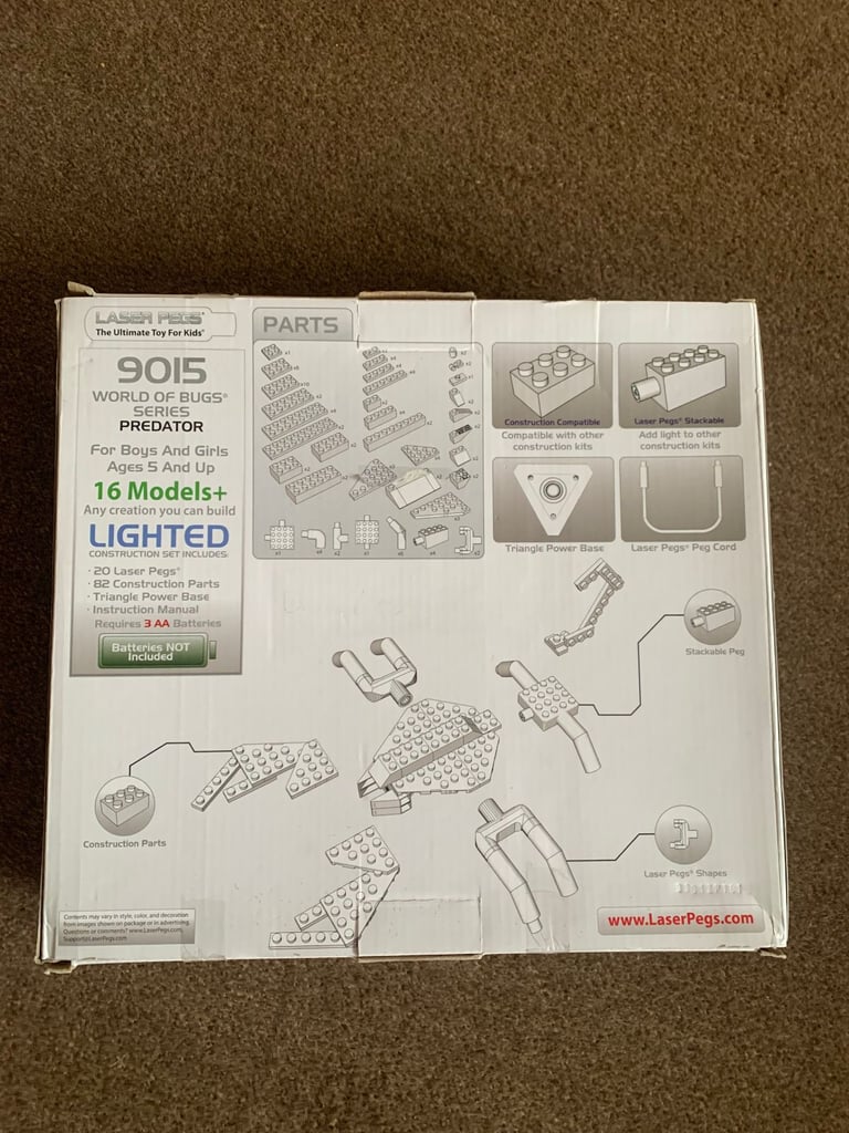 Laser Pegs Predator construction toy – similar to Lego