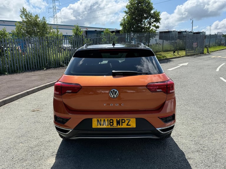 2018 18 REG VOLKSWAGEN T-ROC DESIGN 1.0 PETROL FWD MANUAL EURO 6 ULEZ