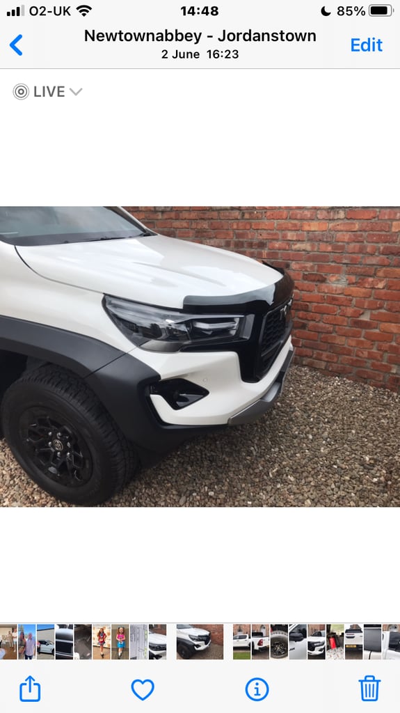 2021 -2025 TOYOTA HILUX BONNET PROTECTOR GENUINE 