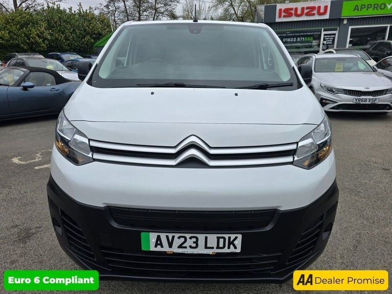 2023 Citroen Dispatch E 1000 75 kWh Enterprise M in white, 12,000 miles, full service history, 1 ...