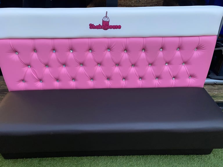X 4 ,ICE CREAM/ MILKSHAKE PARLOUR SOFAS 185 Cm Length ,GOOD USED CONDITION ,LOCAL DELIVERY