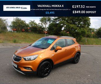 VAUXHALL MOKKA X 1.4i 2018,Low Miles,Sat Nav,Bluetooth,DAB,Cruise,Parking Sensors,Ulez Compliant