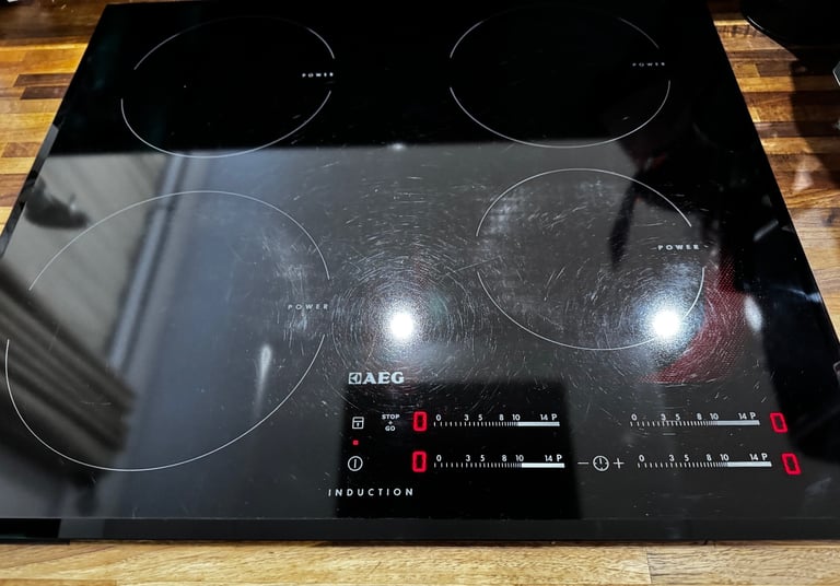 AEG OptiHeat HK654200FB Electric Induction Hob - Black