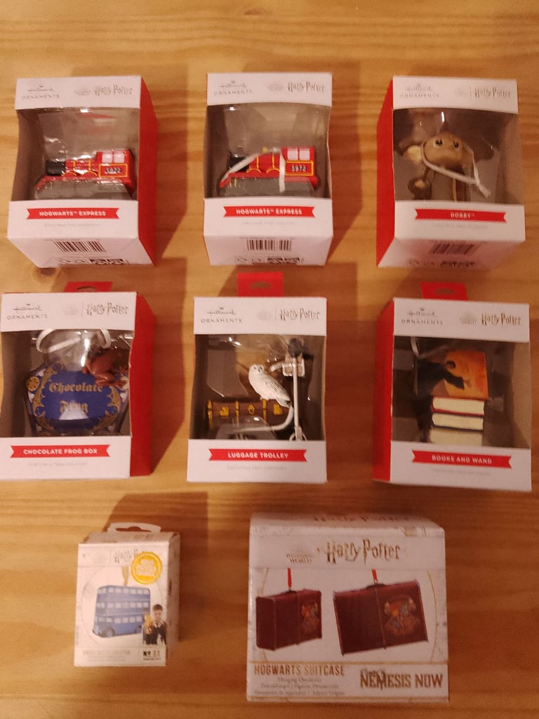 image for HARRY POTTER XMAS TREE DECORATIONS