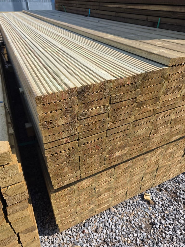 image for 3.6M TIMBER DECKING BOARDS