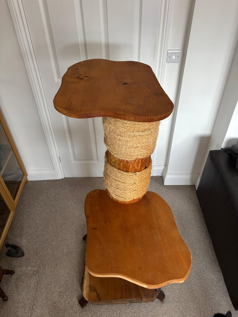 Unique cat scratcher tower