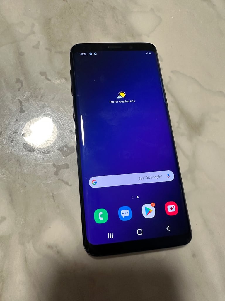 image for Samsung galaxy S9 phone. 