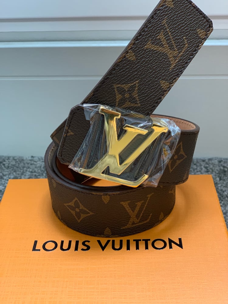 Mens louis top vuitton belt sale