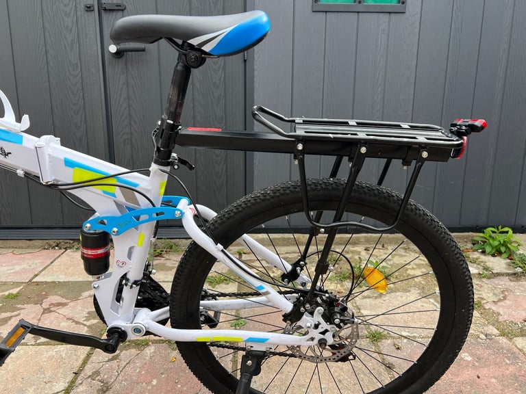 Mountain folding bicycle