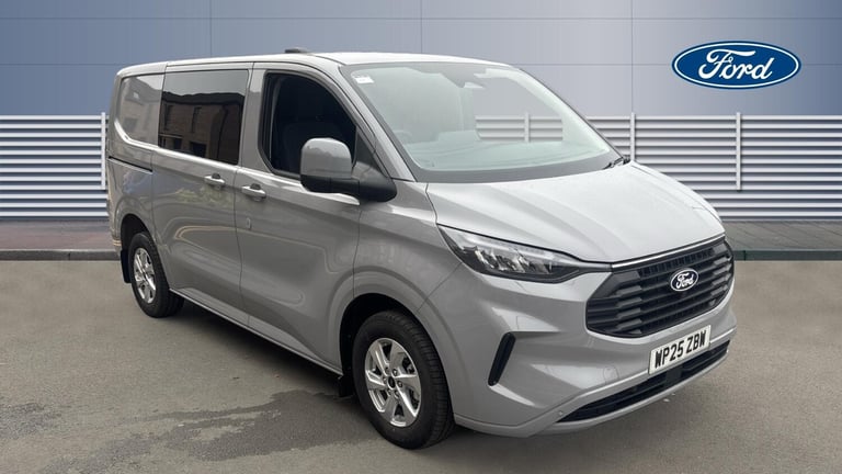 2025 Ford Transit Custom 320 L1 Diesel Fwd 2.0 EcoBlue 136ps H1 Double Cab Van Limited Auto Crew ...
