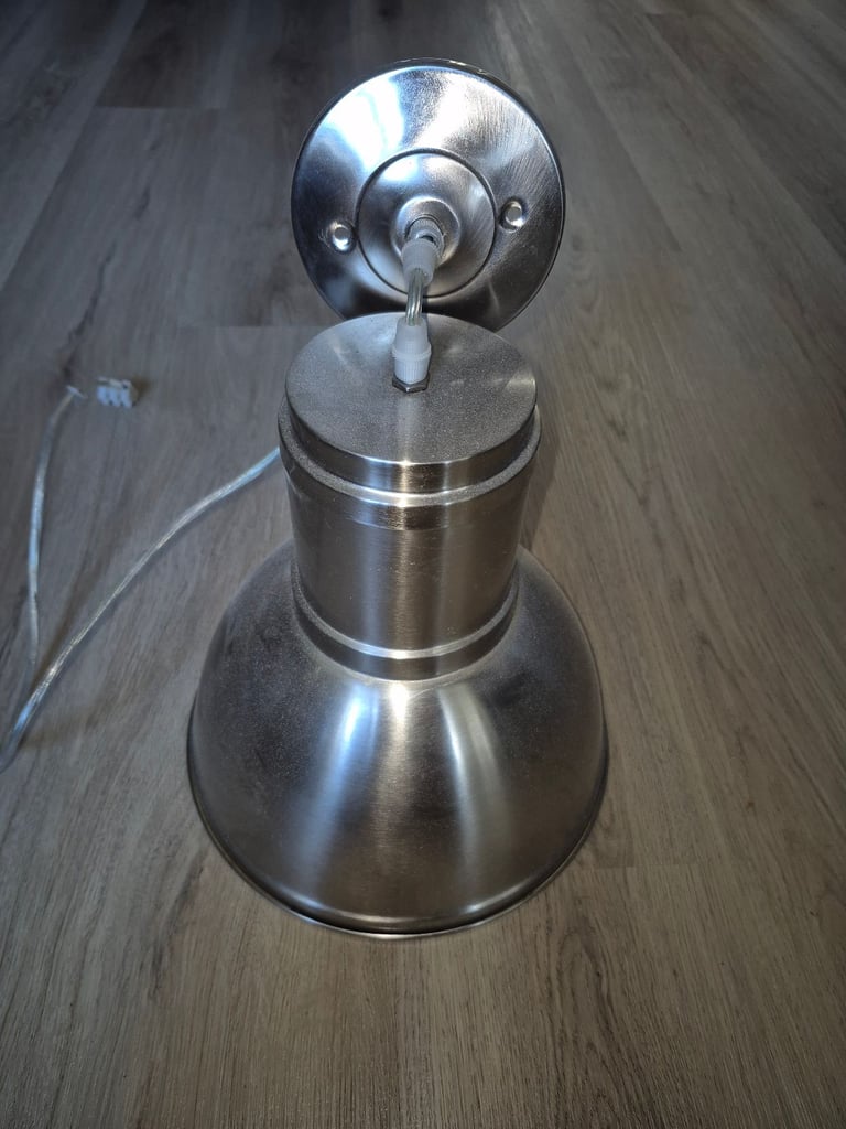 image for John Lewis metal ceiling pendant light, excellent condition 