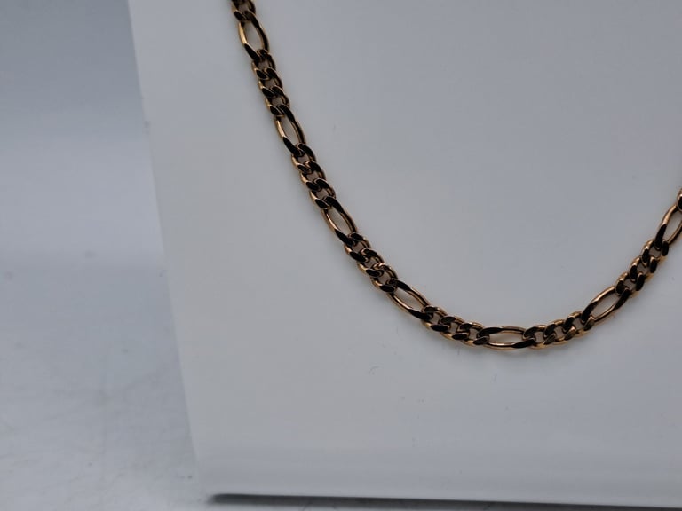 Pre-Owned 9ct Yellow Gold Figaro Chain