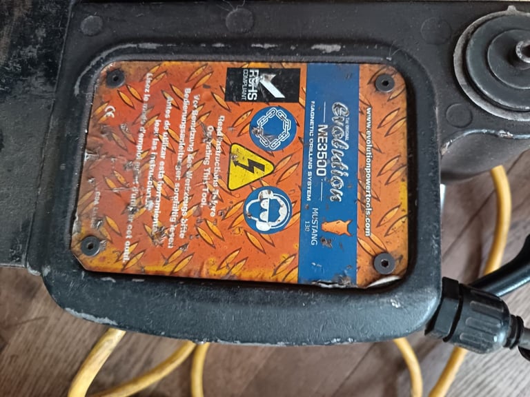 Evolution ME3500 magnetic mag drill press, 110v