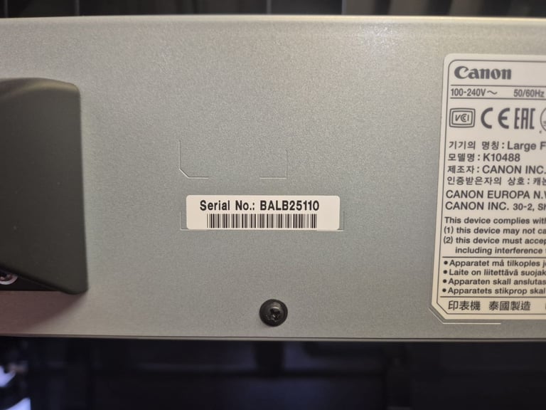 Canon TM-300 - K10488 - A1 - 36" PLOTTER - PRINTER 