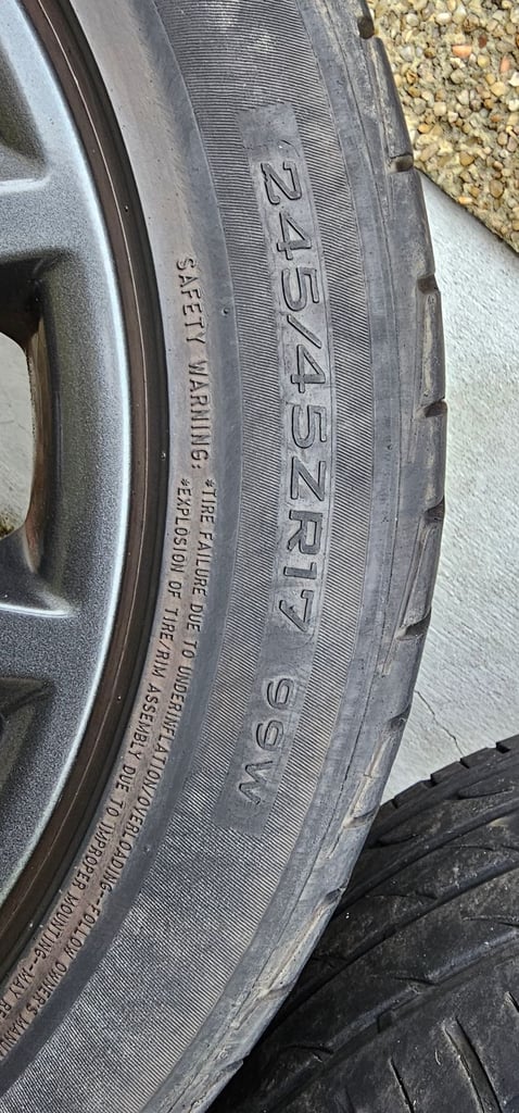 AUDI ALLOYS with tyres