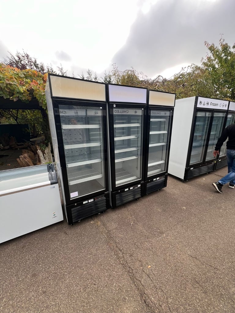 Commercial upright display fridge or freezer brand new b grade cafe shop restaurant 