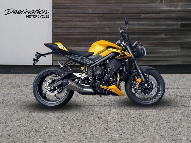 2025 Triumph Street Triple 765 RS PREMIUM COLOUR Petrol yellow 6 Speed