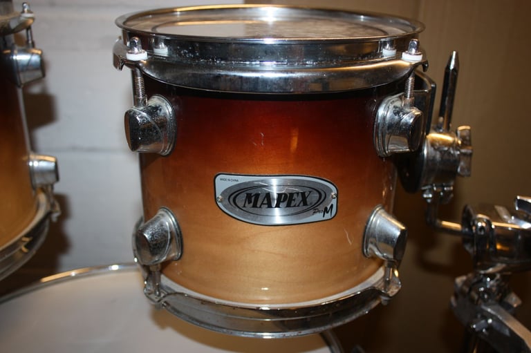 Mapex Pro M Series Caramel Fade 6 Piece Refurbished Drum Kit 20in Bass + All Hardware ~ £575 ono