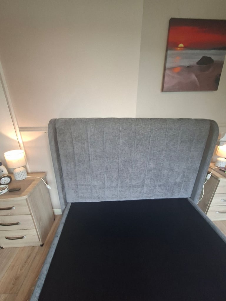 New strong ottoman storage double bed 