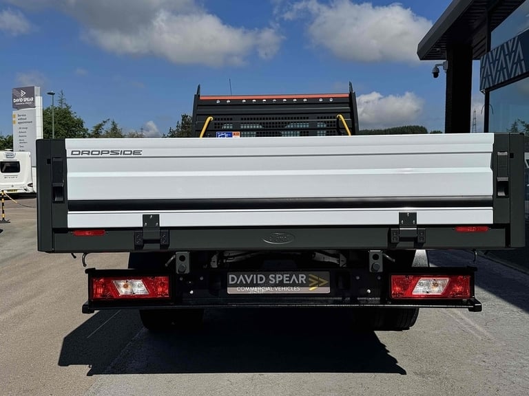  Ford Transit TDCI 130ps 350 DRW L4 Lwb 4.2 Metre Dropside with 12 Screen, A/C, Twin Rea Dropside...