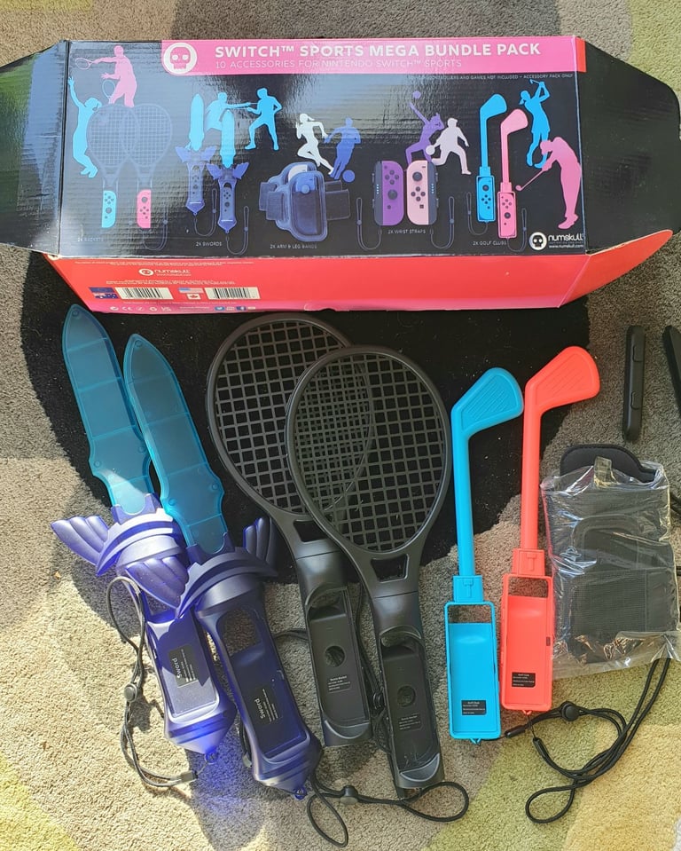 image for Nintendo switch sports mega bundle accessories 