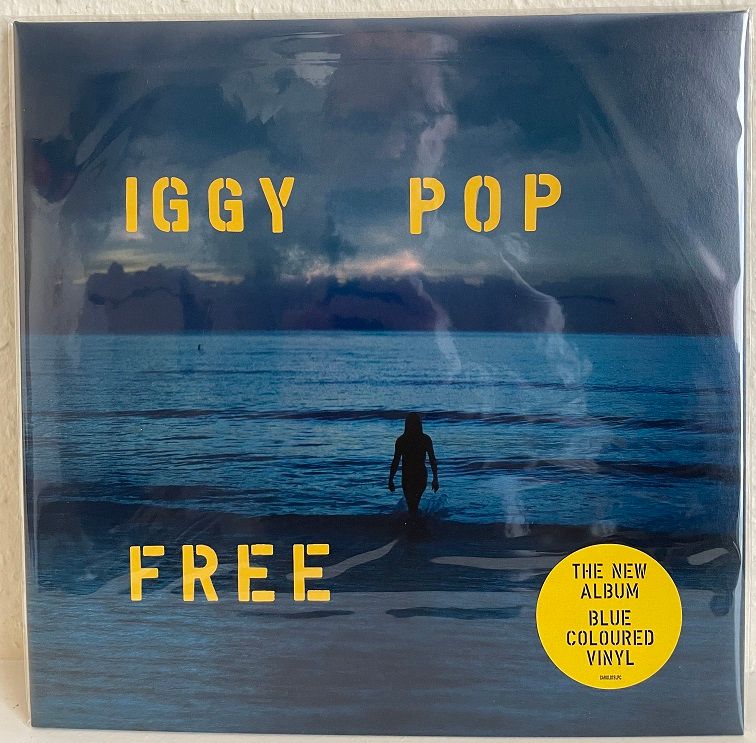 image for Iggy Pop – Free, Vinyl Limited Edition Blue Sea