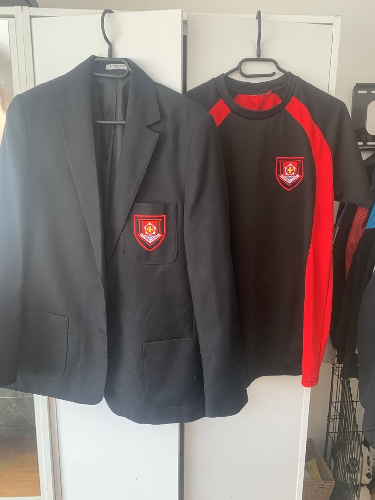 image for Brand New English Martyrs Blazer and PE top age 11-12yrs £15