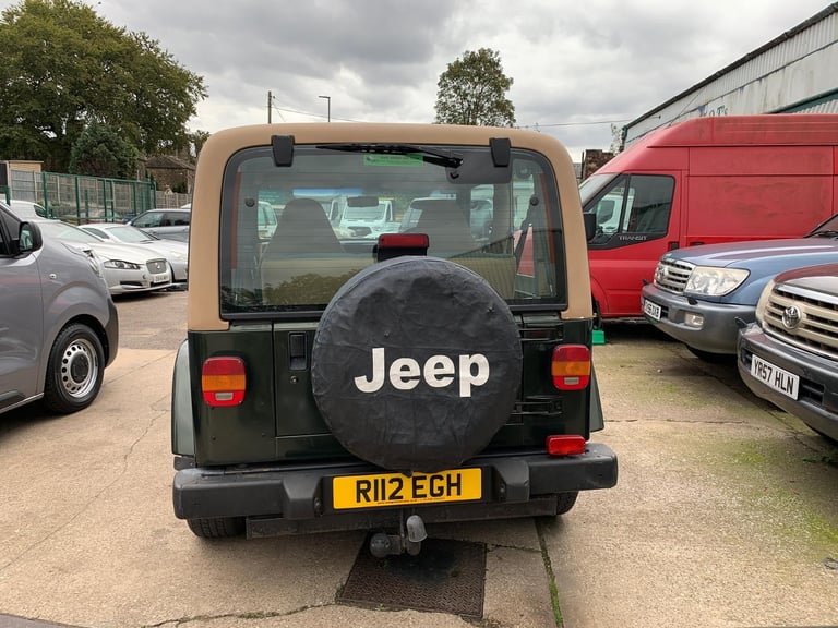 1997 RHD Jeep Wrangler 4.0L SAHARA TJ SERIES 5-SP MANUAL (LOW MLS) CLASSIC CAR 