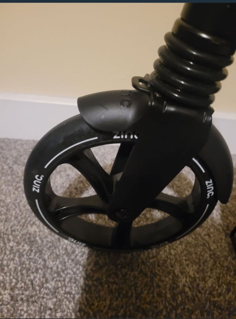 Foldable large wheel scooter