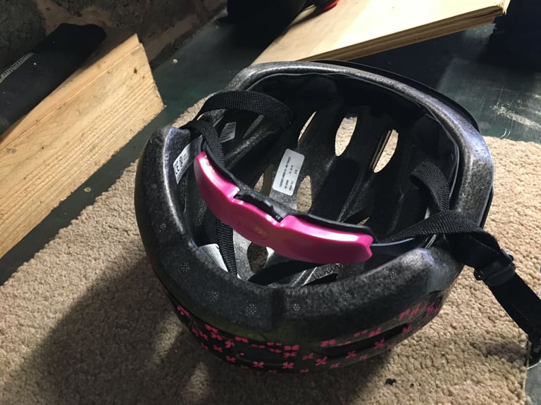 Ladies cycle helmet. Worn once , as new .