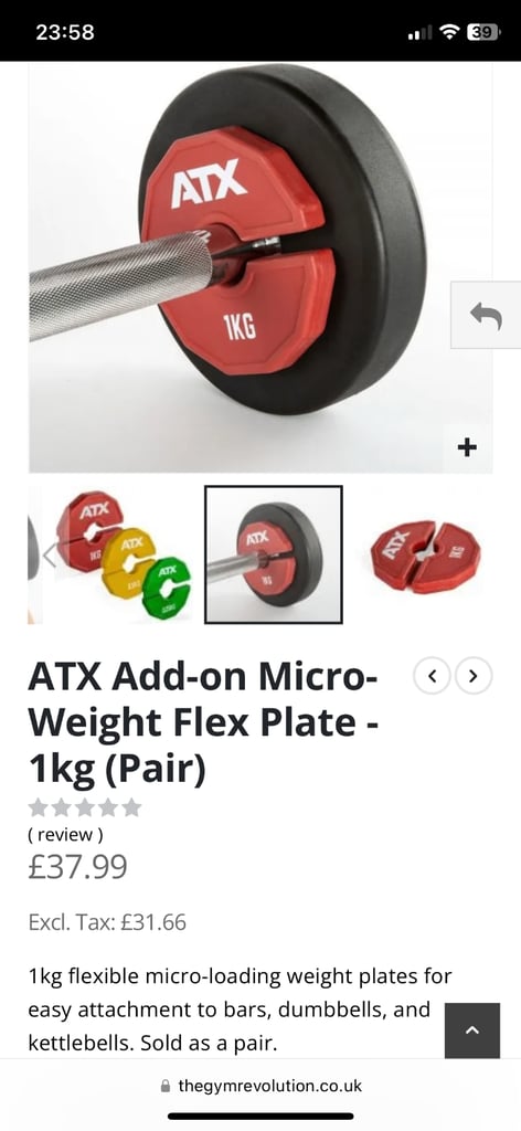 ATX add on micro flex rubber plates 