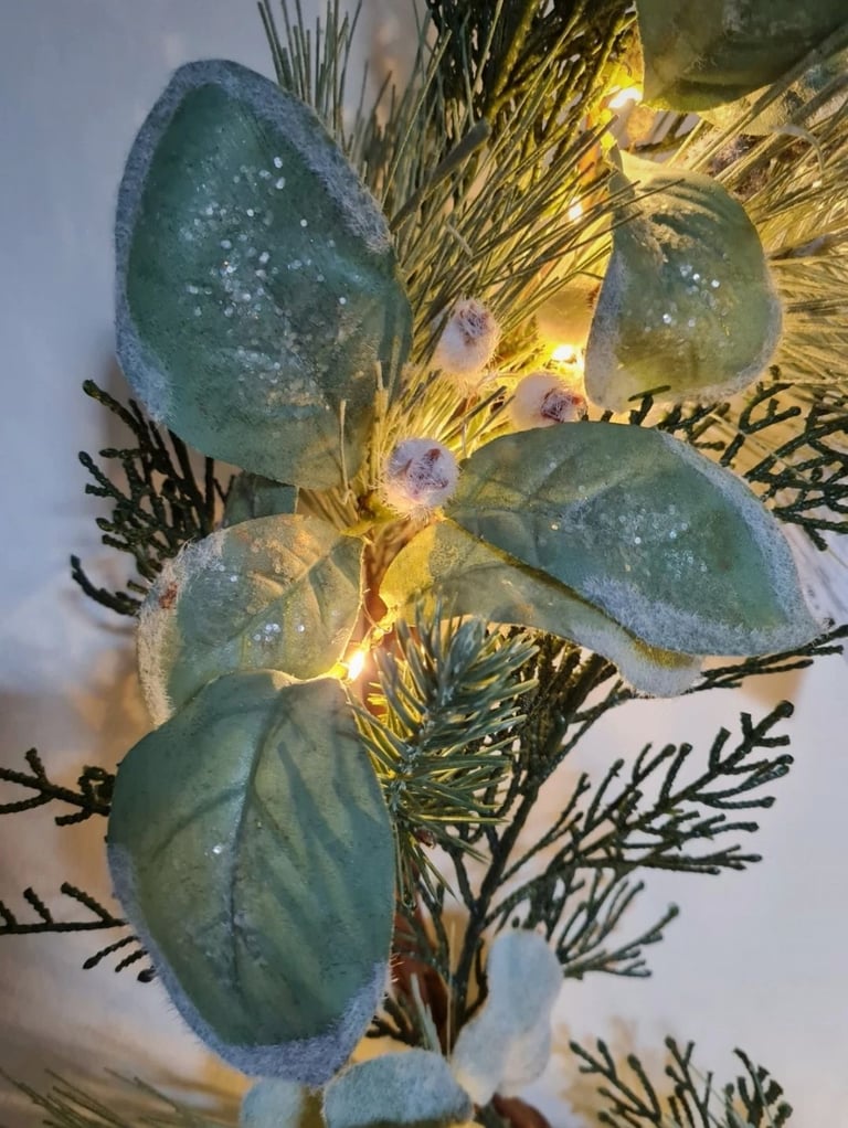 New Next Pre Lit Christmas Wreath