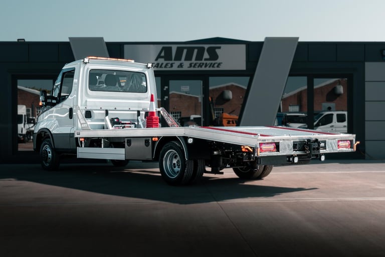 IVECO DAILY 5.2 TONNE RECOVERY TRUCK AND BRIAN JAMES T6 6 METRE CAR TRANSPORTER 
