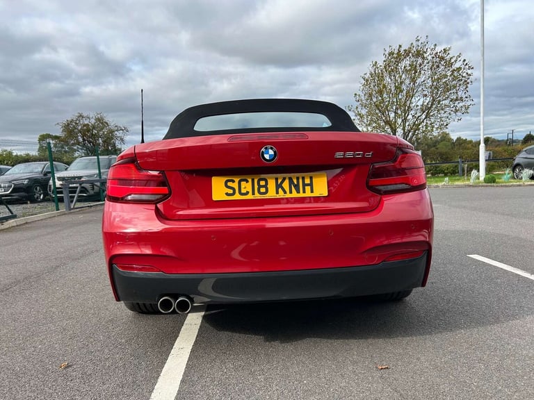 2018 BMW 2 Series 2.0 220D M Sport 2dr Convertible Diesel Manual