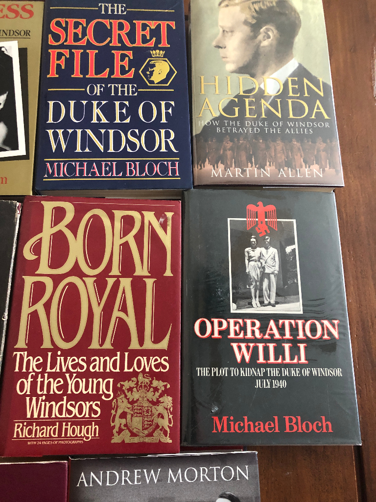 no offers 13 HARDBACK BOOK ON THE WINDSORS ROYAL FAMILY excellent condition see photos for titles
