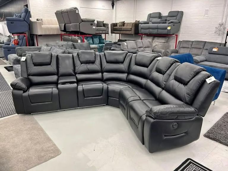 image for 🚛Luxury Sofa Roma Recliner 3+2 & Corner Sofa Set ❤️Get 25% OFF Limited Time😘Order Now
