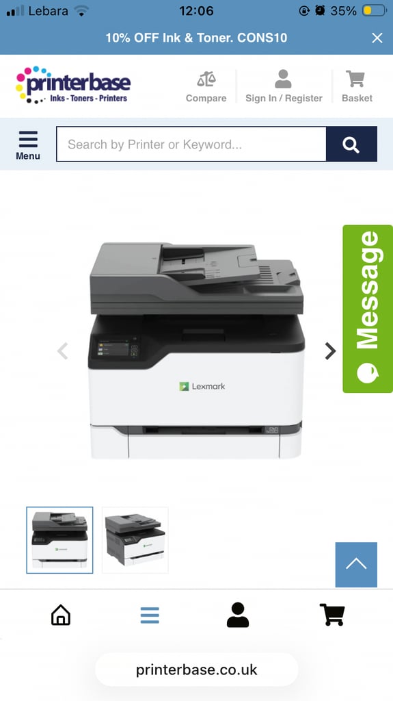 image for Lexmark Colour 4in1 print / scan / copy / fax USB /Network / Wireless 