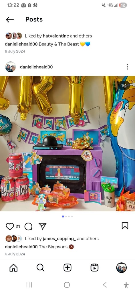image for The Simpsons gift hamper decor