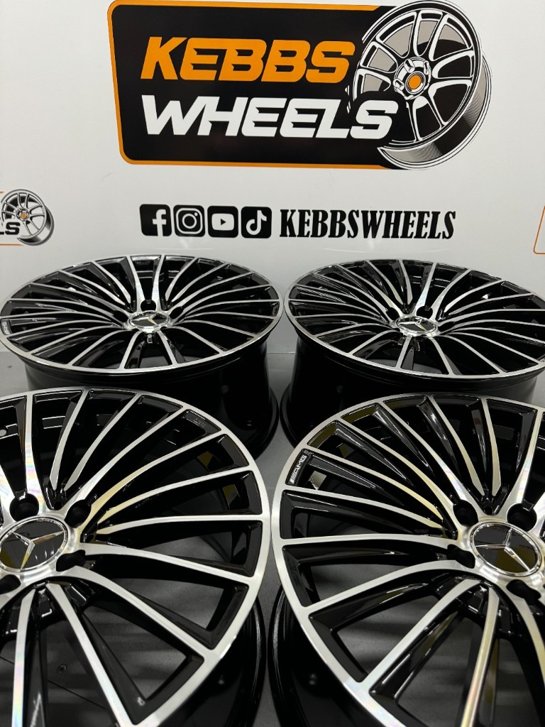 20" 2024 MERCEDES TURBINE TWIST ALLOY WHEELS C CLASS E CLASS S CLASS 