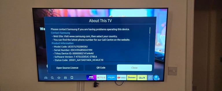 SAMSUNG UE55TU7020KXXU 55" Smart 4K Ultra HD HDR LED TV
