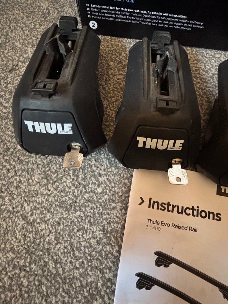 Thule 7104 foot pack for raised roof rails