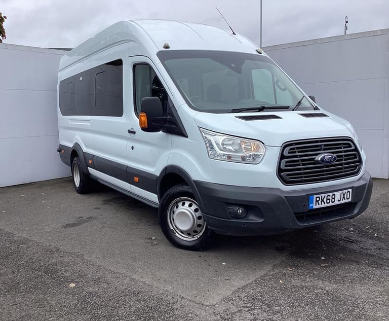 2018 Ford Transit 2.2 TDCi 460 HDT Trend Minibus 5dr Diesel Manual L4 H3 (18 seats) (196 g/km Box...