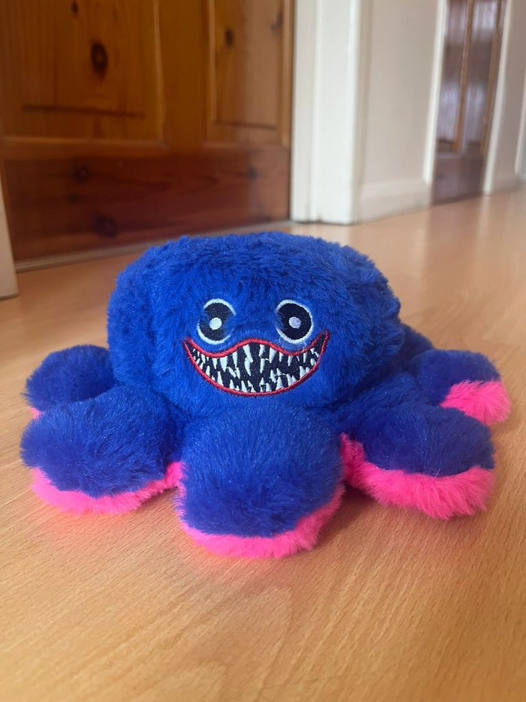 Supersoft Halloween Monster Huggy Wuggy Reversible Octopus