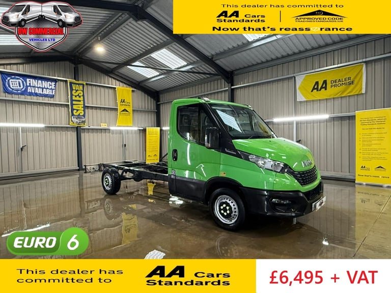 2020 Iveco Daily 70 Plate 2.3 35S14 Chassis Cab 8 Speed Hi-Matic Auto + VAT  CHASSIS CAB Diesel A...