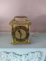 Electric brass carriage clock 