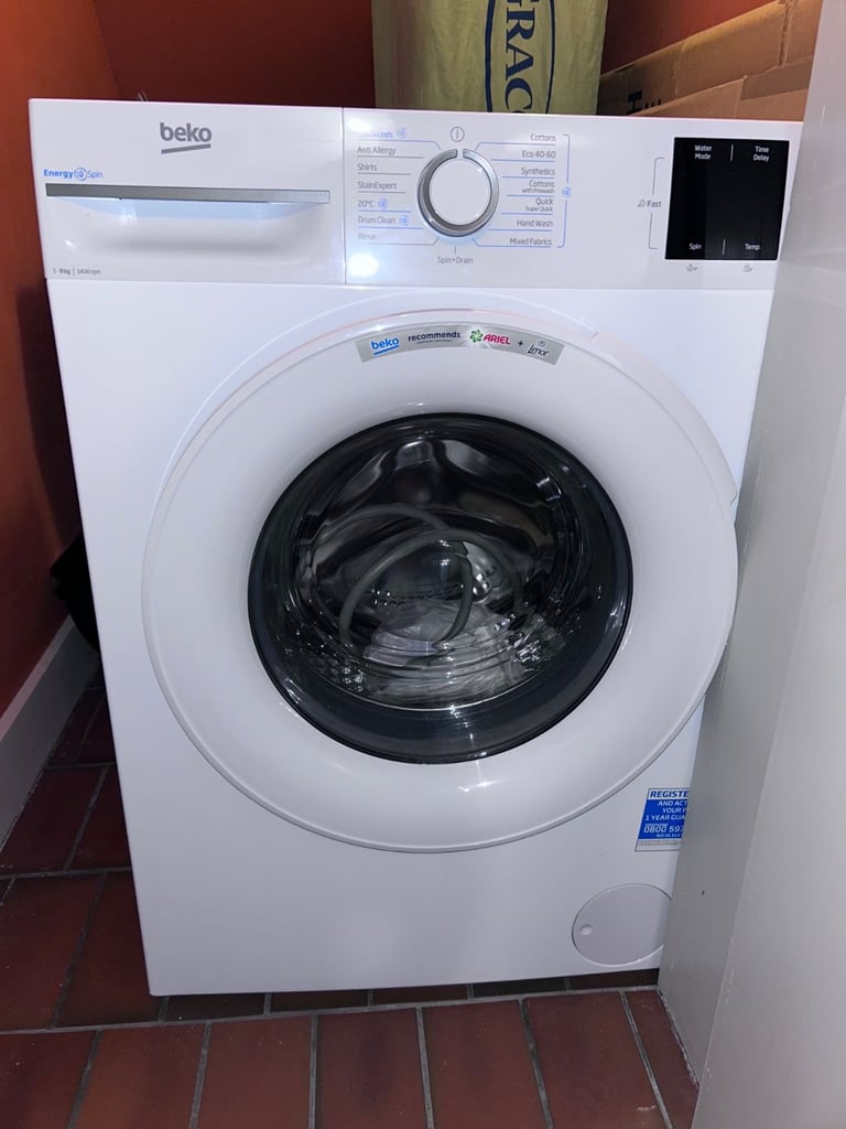 image for Beko washing machine - like new 8kg 1400rpm