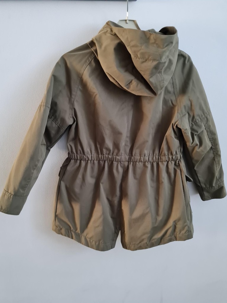Girls Khaki Hooded Jacket 6-7yrs
