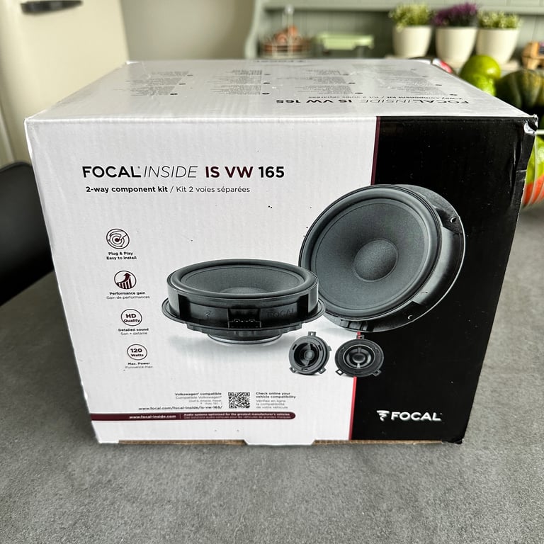 Focal 165mm Car Speakers – IS VW 165 fits VW / AUDI / SKODA. Brand New 